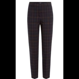 Theory striped plaid pants